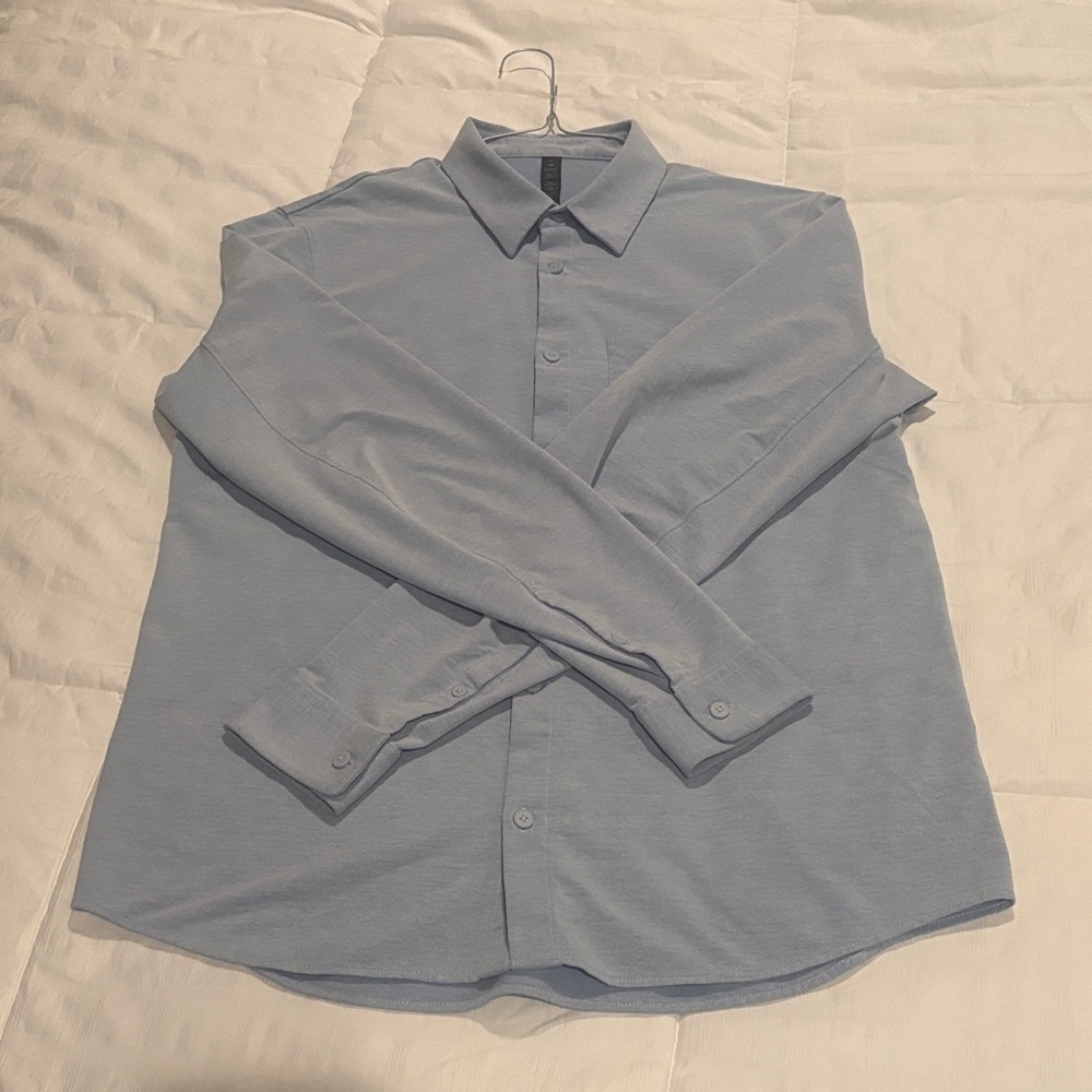 Lululemon Light Blue Button Down Shirt
